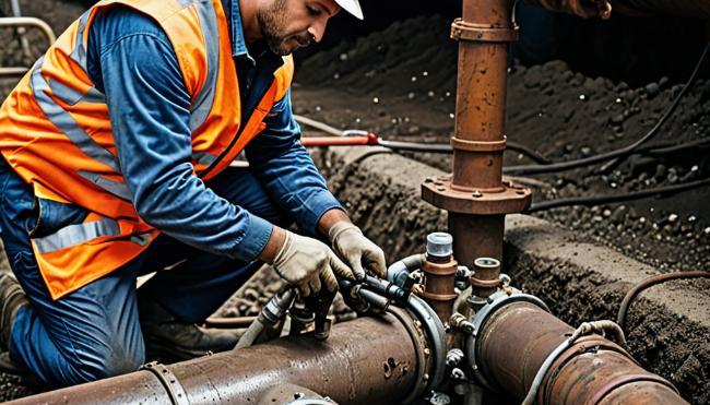 Septic system repair